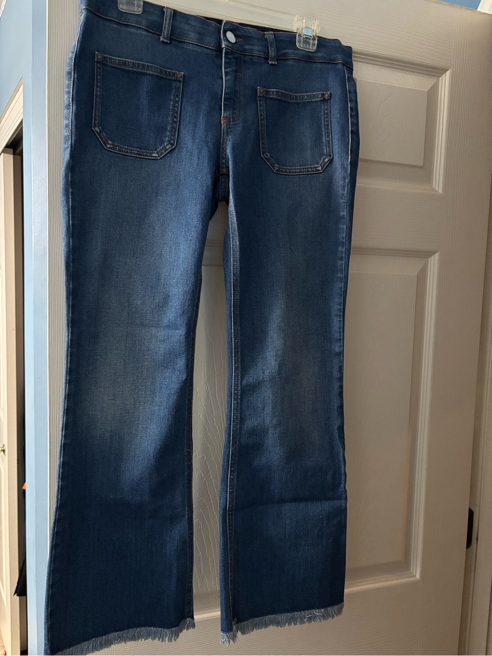 Stella McCartney Made In Italy Kick Flare Frayed